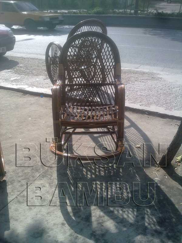 Bambu Sallanır Sandelyeler